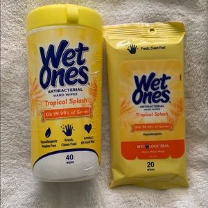 New Wet ones wipes 60 total count